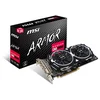 Image de MSI AMD RX 580 Armour 8 g OC 8 Go de mémoire 256 bits GDDR5 DVI/DP/HDMI carte graphique PCI Express 3   Noir en occasion ou reconditionné