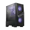 Image de MSI MAG Forge 100M Midi Tower Noir, Transparent - Neuf