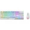 Image de Clavier + souris   AZERTY   MSI   Vigor GK30 Combo White FR   Rétroéclairage   Blanc