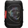Image de Sac à dos gamer MSI Titan, étanche IPX-2, panneau arrière en maille rembourré, compatible avec des ordinateurs portables jusqu'à 18", 51 x 34 x 9 cm