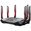 Image de MSI RADIX AXE6600 WIFI 6E TRI-BAND routeur sans fil Gigabit Ethernet Bi-bande (2,4 GHz / 5 GHz) Noir, Rouge - Neuf
