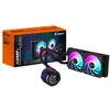 Image de GIGABYTE AORUS WATERFORCE X II 240 Refroidisseur liquide pour processeur AIO - 2x ventilateurs ARGB de 120 mm, écran LCD en couleur, DAISY-CHAIN, compatible avec Intel LGA 1851 et AMD AM5 - Neuf