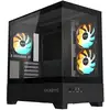 Image de GIGABYTE C201 PANORAMIC Boîtier PC   Tour Moyenne, m-ATX, prise en charge radiateur 360 mm, 3 ventilateurs préinstallés, USB 3.0, compatible RGB Fusion - Neuf