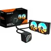Image de GIGABYTE GAMING 240 Refroidisseur Liquide pour CPU - 2x120mm Ventilateurs ARGB, mécanisme d'emboîtement coulissant, DAISY-CHAIN, Compatible Intel LGA 1851 et AMD AM5 - Neuf