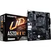 Image de GIGABYTE Carte mère A520M K V2 - Prend en charge les processeurs AMD Ryzen série 5000 AM4, jusqu'à 5100MHz DDR4 (OC), PCIe Gen3 x4 M.2, LAN GbE, USB 3.2 Gen 1 - Neuf
