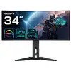 Image de GIGABYTE Moniteur de jeu courbé OLED WQHD MO34WQC 34 - 3440 x 1440, 175Hz, 0.03ms, KVM, 250 cd/m², FreeSync Premium Pro, DisplayHDR True Black 400, HDMI 2.1, Displayport 1.4 - Neuf
