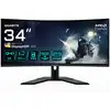 Image de GIGABYTE G34WQCP Moniteur de Jeu Incurvé UWQHD 34 - 3440 x 1440, 1500R, 180Hz, 1ms, 350 cd/m², AMD FreeSync Premium, DisplayHDR 400, HDMI 2.0, DisplayPort 1.4 - Neuf