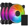 Image de Cooler Master MasterFan MF120 Halo² 3in1 Boitier PC Ventilateur 12 cm Noir 3 pièce(s) - Neuf