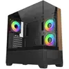 Image de Cooler Master Elite 690 Wood Midi Tower Noir - Neuf