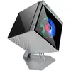 Image de Boitier Mini Tour Micro ATX Azza Cube Mini RGB avec panneau vitré (Argent) #3POURCENT
