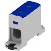Image de Bornier de passage sur rail 1X Al/cu 25.0-150.0MM2 1000V AC/1500V DC Borne universelle Bleu