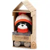 Image de Orange Toys Peluche raton laveur avec bonnet orange - animal en peluche