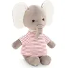 Image de Jouets orange peluche éléphant 25 cm - Bruno l'éléphant