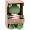 Image de Jouets orange grenouille en peluche 18 cm - Ozzy la grenouille