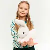 Image de Peluche lapin orange 20 cm - Little White Bunny