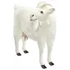 Image de Hansa Peluches Géantes Hansa Peluche Geante Chevre blanche 90 cm H 103 cm L