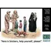 Image de Snickers', Help yourself, US Modern, 7 figurines et chien - Master Box Figurines historiques - Mast-MB35159