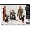 Image de Figurines Dogs in the service in Marine Corps, WW II era 1/35 - Master Box Figurines historiques - Mast-MB35155