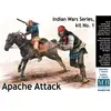 Image de Figurines Série des guerres indiennes, attaque d'Apache 1/35 - Master Box Figurines historiques - Mast-MB35188