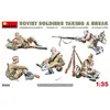Image de Figurines Soldats soviétiques prenant une pause (Seconde Guerre mondiale) 1/35 - Mini Art Figurines historiques - MINI35233