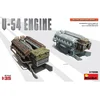 Image de Accessoire Moteur V-54. La boîte contient 75 pièces pour assembler le modèle de la famille de réservoir du moteur T-54 1/35 MINI37006 - Mini Art Kit