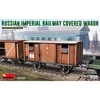 Image de Maquette Wagon couvert du chemin de fer impérial russe - Mini Art Maquette de train - MINI39002