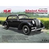 Image de Maquette Admiral Saloon, WWII German Passenger Car. Based on the Admiral Cabriolet with open cover, WWII German Passenger Car model kit + 1/24 - ICM M