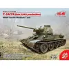 Image de Maquette Russe T-34/76 (fin 1943 la production), la Seconde Guerre mondiale soviétique Medium Tank (100% de nouveaux moules) 1/35 - ICM Maquette mil