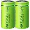 Image de GP Batteries 120300CHCB-C2 1x2 GP ReCyko NiMH Akkus C Baby 3000mAH, ready to use
