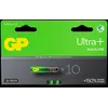 Image de Piles alcalines AAA GP Ultra Plus, 24AUP/LR03, paquet de 10