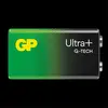 Image de Pile alcaline GP Ultra Plus 9 V, 1604AUP/6LF22, paquet de 1