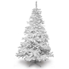 Image de Sapin De Noël Artificiel Tradition Et Qualité - Arbre Pour Décoration De Noël Avec Support 210 Cm Blanc
