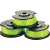 Image de Lot 3 bobines RYOBI RAC143 simple fil torsadé Ø2mm pour coupe-bordures sur batterie