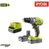 Image de Perceuse-visseuse sans fil RYOBI R18DD3-220S 18V One+ 2 bat Li-Ion 2Ah + chargeur rapide & sac de transport