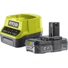 Image de RYOBI RC18120-120 Kit de démarrage 18 V 1x RB18L20 batterie 2,0 Ah + RC18120 chargeur ( 5133003368 )