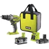 Image de Ryobi - Perceuse À Percussion 18v One+ - 1 Batterie 4,0ah Et 2,0ah - Chargeur Rapide - R18pd3-242s