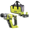 Image de Marteau perforateur SDS-Plus RYOBI R18SDS-125S 4 modes 18V 1,3 joules EPTA + 1 batterie Lithium+ 2,5 Ah