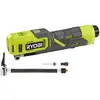 Image de Mini-compresseur sans fil RI4-0, 4 volts, USB (vert/gris, sans batterie ni câble de recharge)