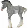 Image de Figurine COLLECTA Poulain Clydesdale Bleu Rouan 88626