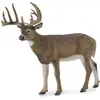 Image de Figurine de cerf peinte à la main avec queue blanche L Collecta