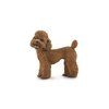 Image de Collecta chien caniche junior 4,2 cm caoutchouc brun