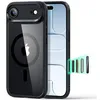 Image de ESR Coque pour iPhone Air, Protection Commande de la Caméra, Compatible avec MagSafe,Coque pour iPhone 17 Air, Protection Antichute de Qualité Militaire, Absorbant Les Chocs, Noir Transparent en occasion ou reconditionné
