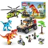 Image de Set de Construction - Dino Adventure Dino Hunt (592 pieces) - Aventure préhistorique avec dinosaures et véhicules - Neuf