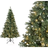 Image de Evergreen Arbre de Noël artificiel Oxford pin avec LED vert 180 cm