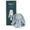 Image de Kaloo Lapin en peluche à longues oreilles bleu Lapinoo 25 cm