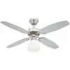 Image de Ventilateur De Plafond Capitol Acier Avec Éclairage