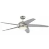 Image de Westinghouse - Ventilateur De Plafond Bendan Argent 132 Cm Avec Led