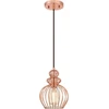 Image de Suspension Cage Abat-jour en cuivre avec 1 source lumineuse