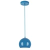 Image de Suspension bleu brillant avec 1 source lumineuse