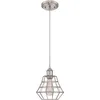 Image de Suspension Nathan Nickel brossé avec 1 source lumineuse